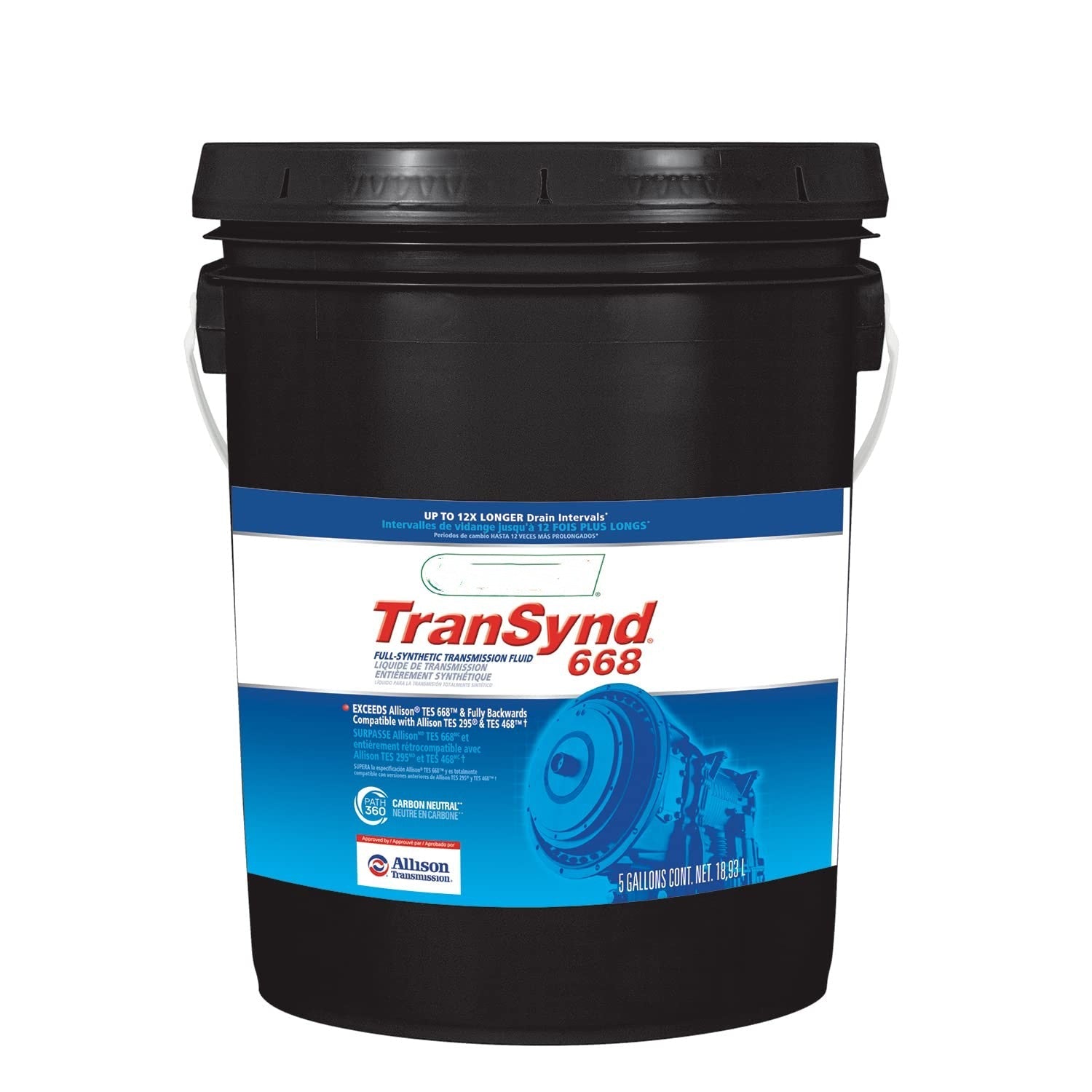 TranSynd 668 Full-Synthetic Automatic Transmission Fluid, 5 Gallon Pail