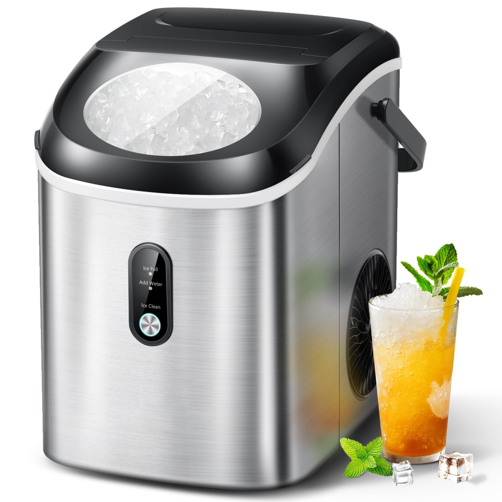 Ice Makers Countertop with Tooth-Friendly Chewable Ice