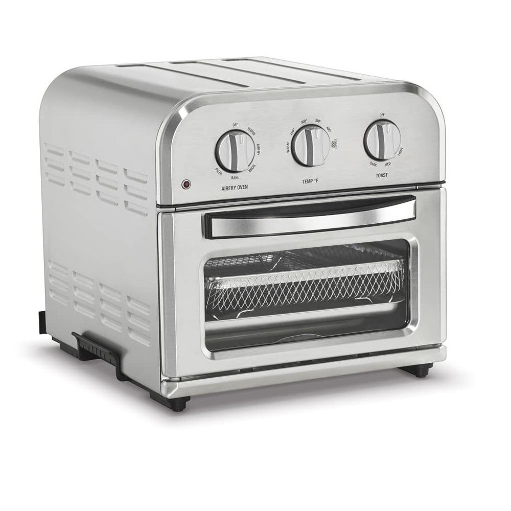 Compact Airfryer Toaster Oven, 1800-Watt Motor with 6-in-1 Functions and Wide Temperature Range
