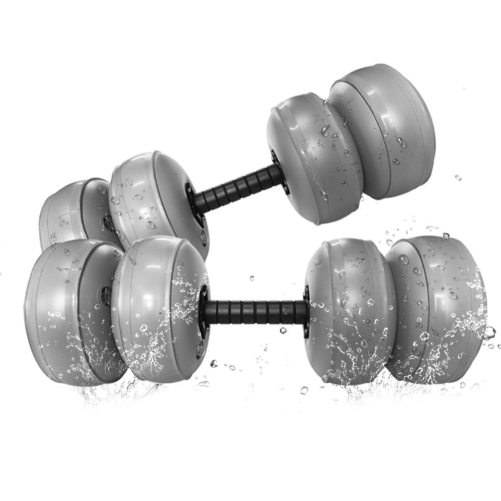 Adjustable Dumbbell Weight Set Travel Portable Water Filled Dumbbells