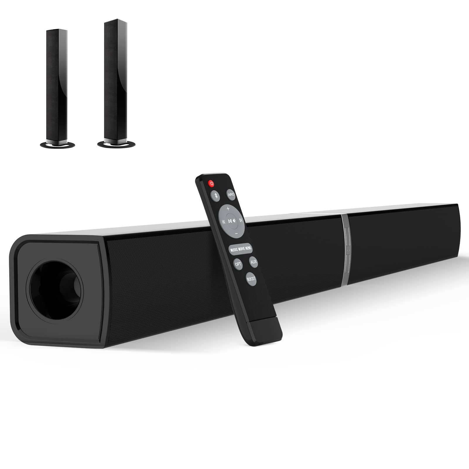 Sound Bars for TV Bluetooth 5.0 Soundbar 50W 32Inch Split Soundbars