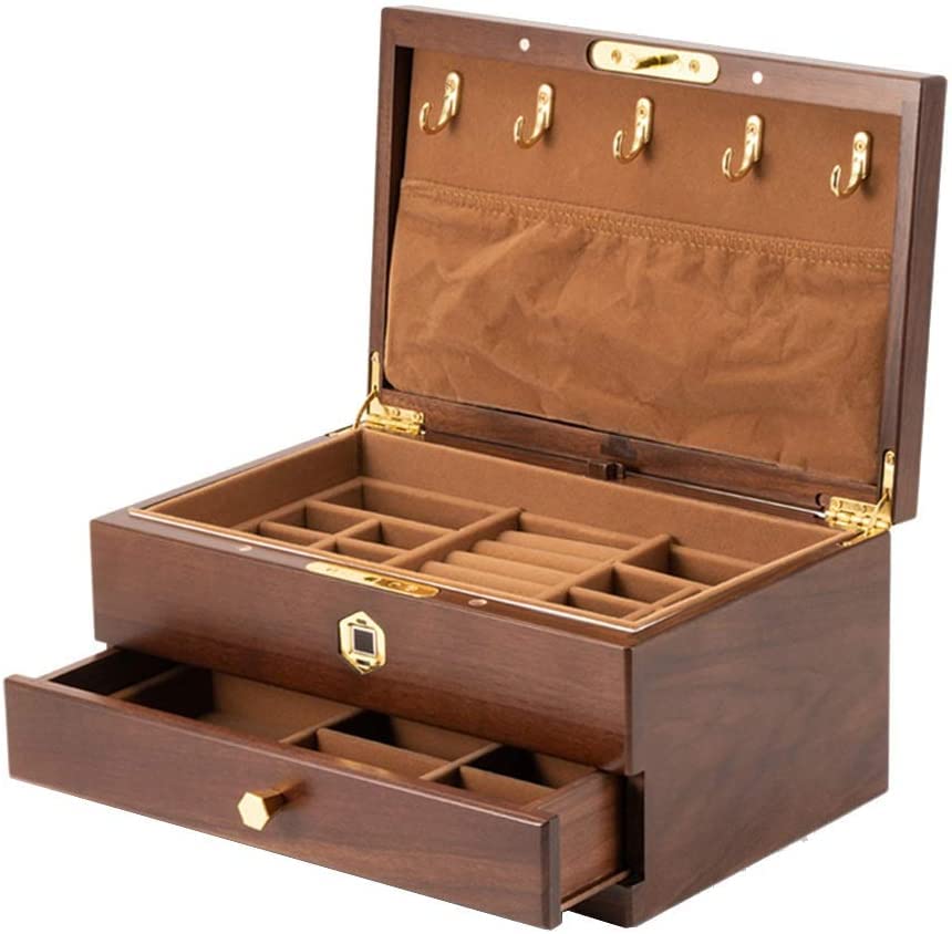 Jewelry Case Jewelry Box Jewelry Display Storage Wooden Jewelry Organizer Box