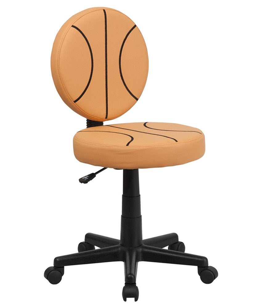 Jonathan Baseball Swivel Task Office Chair with Arms