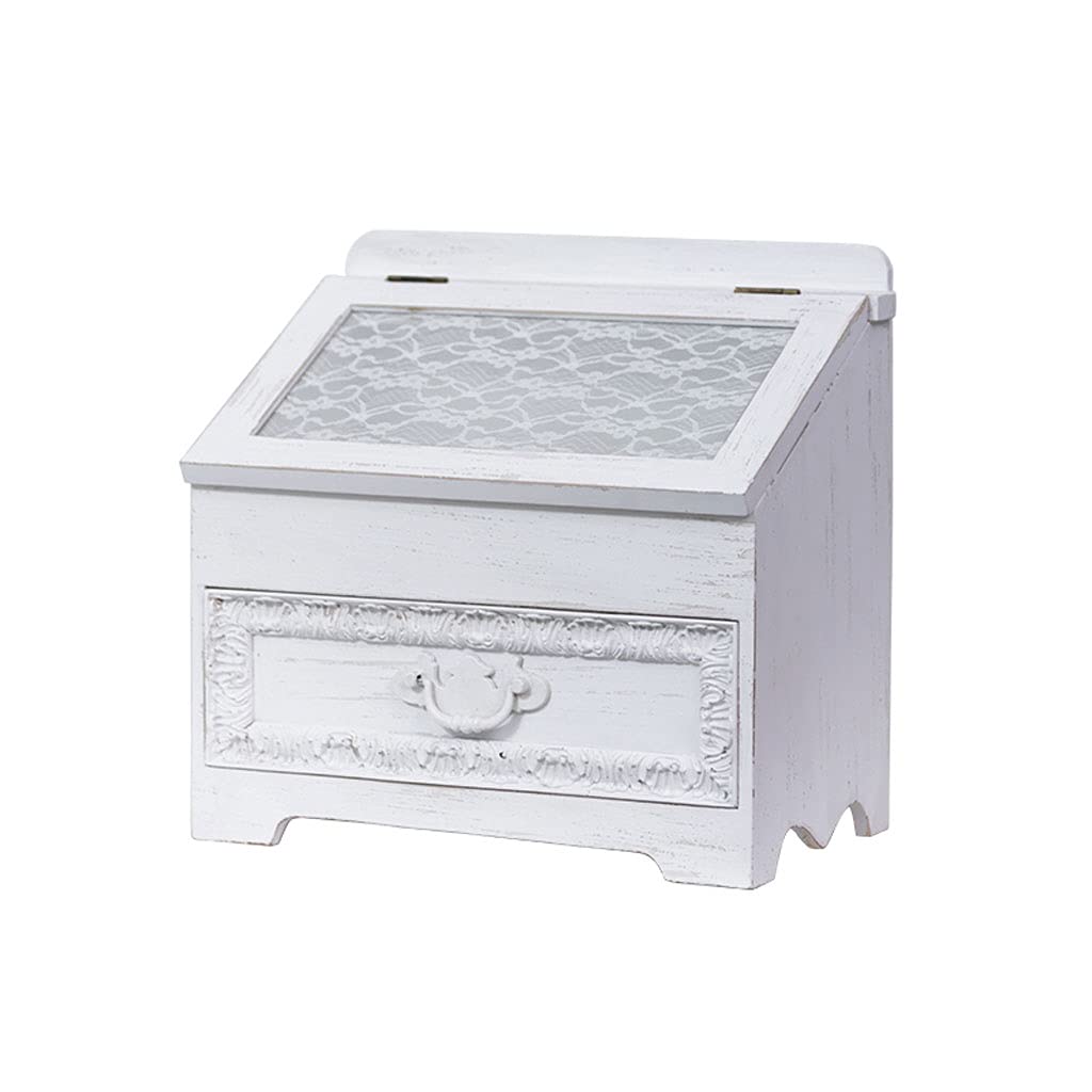 Jewelry Storage Jewelry Box French Jewelry Storage Box Exquisite Solid Wood Carving Retro Style