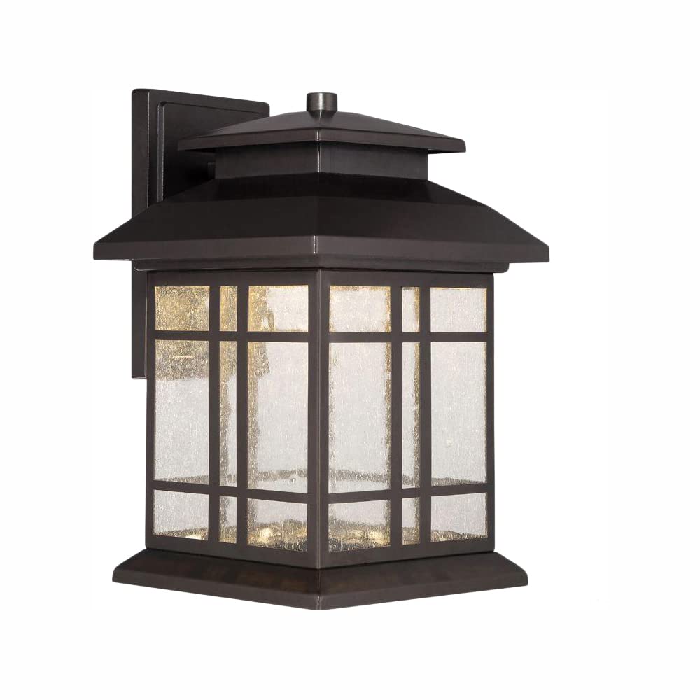 Piedmont 12.75in H Outdoor LED Wall Lantern Sconce