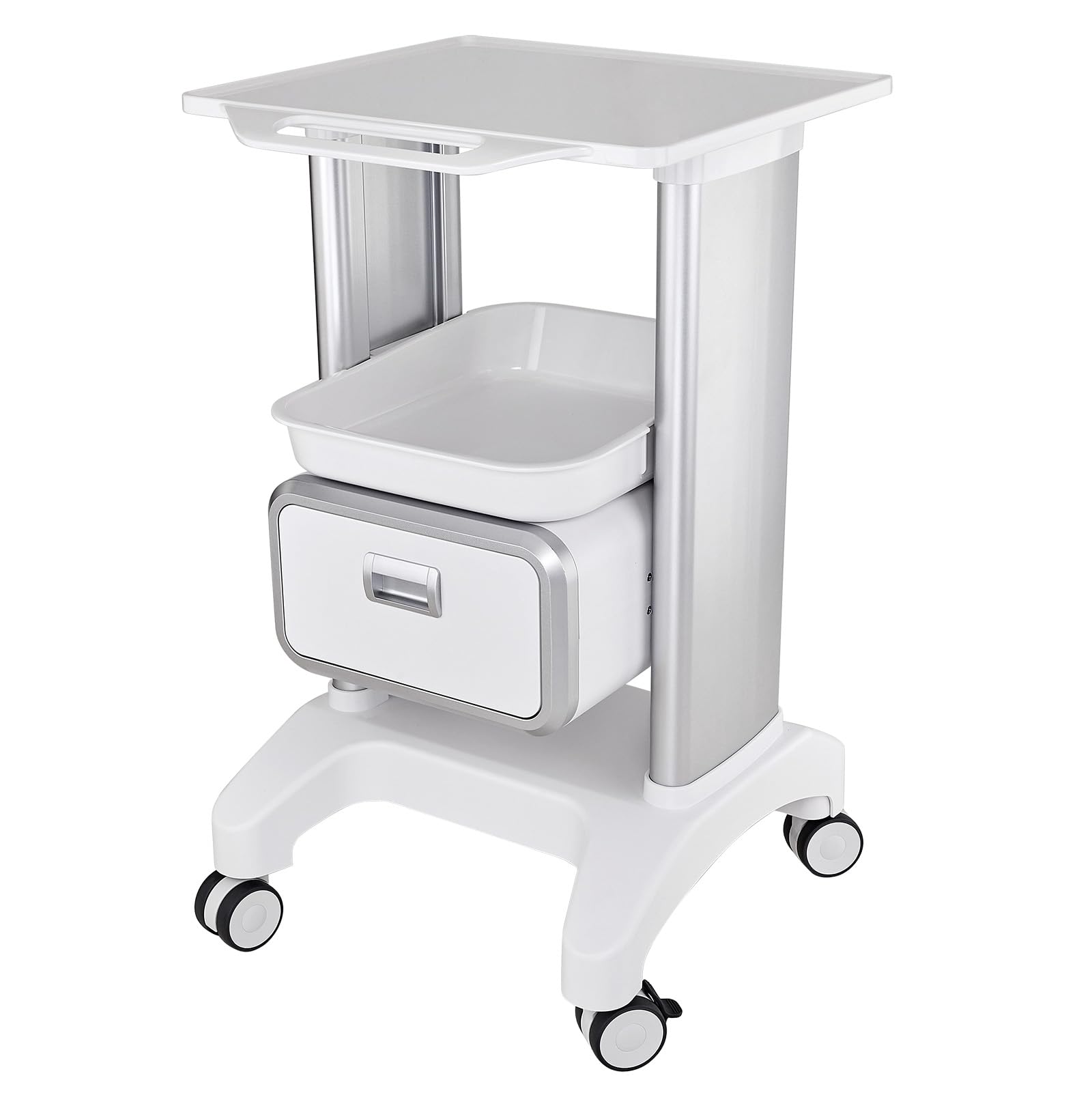 Professional Utility Cart with Wheels and Drawers for Home Bedroom Salon Lab Hospital Dental Office Clinic