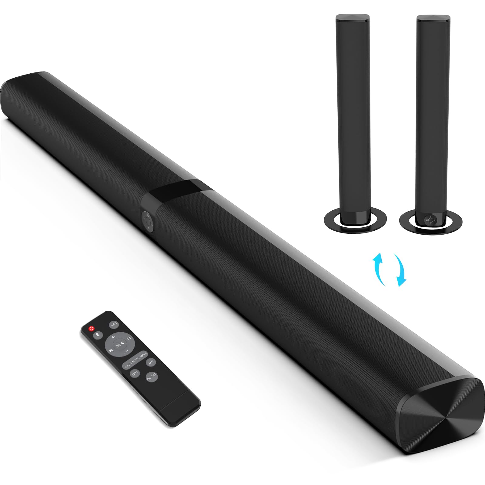 50W Sound Bars for TV, 5.0 Bluetooth Soundbar