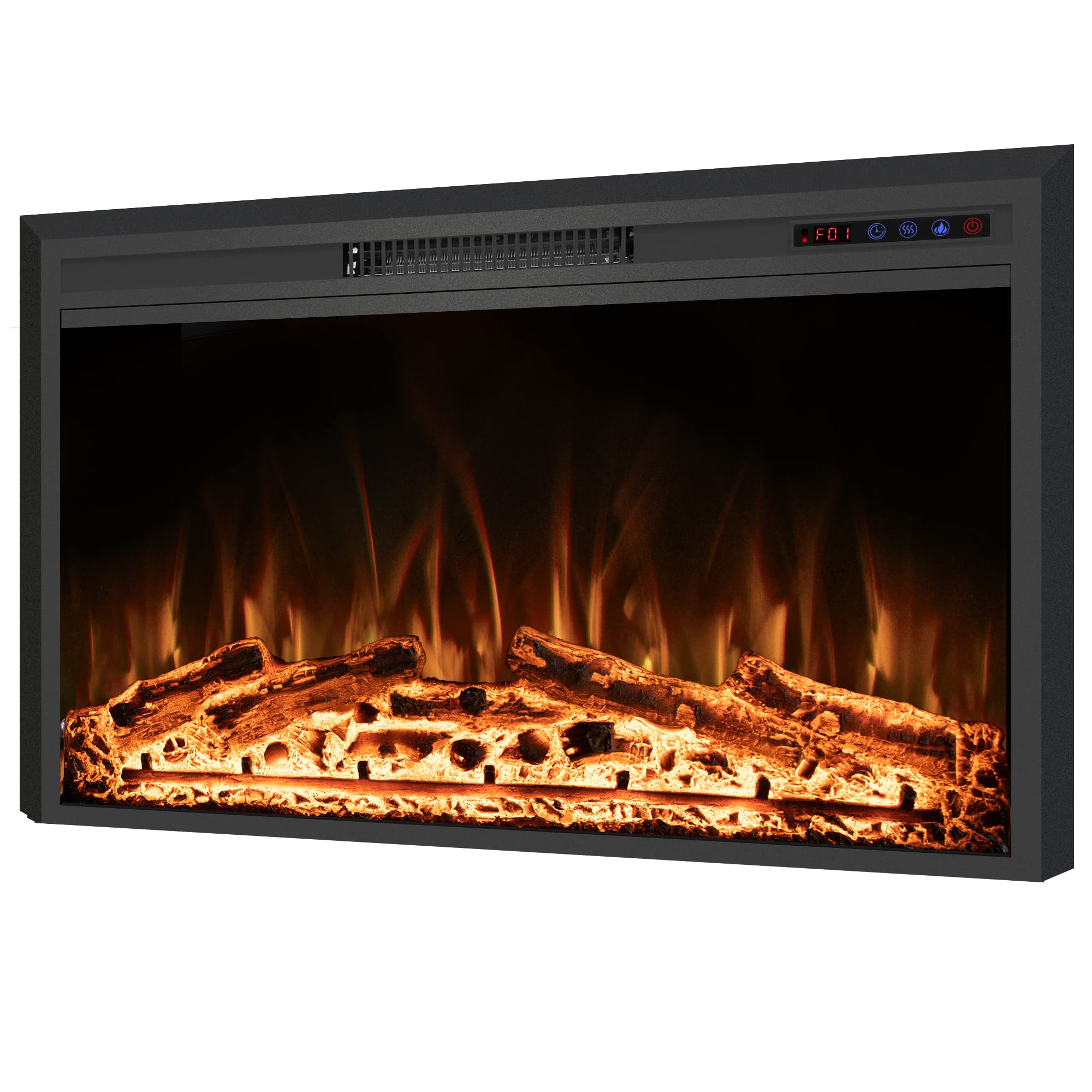 Electric Fireplace Inserts with Touch Screen