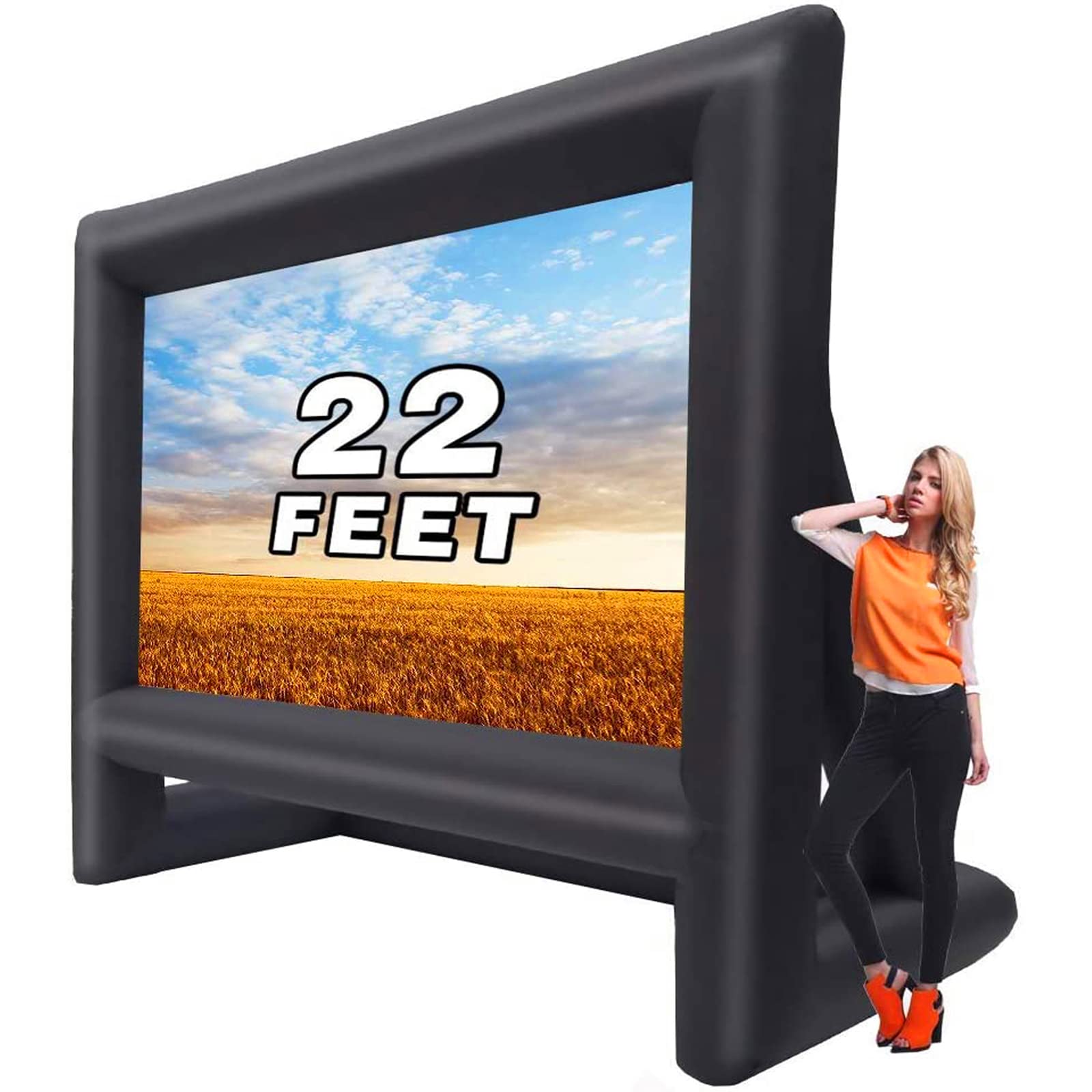 20 feet Inflatable Portable Projector Movie Screen