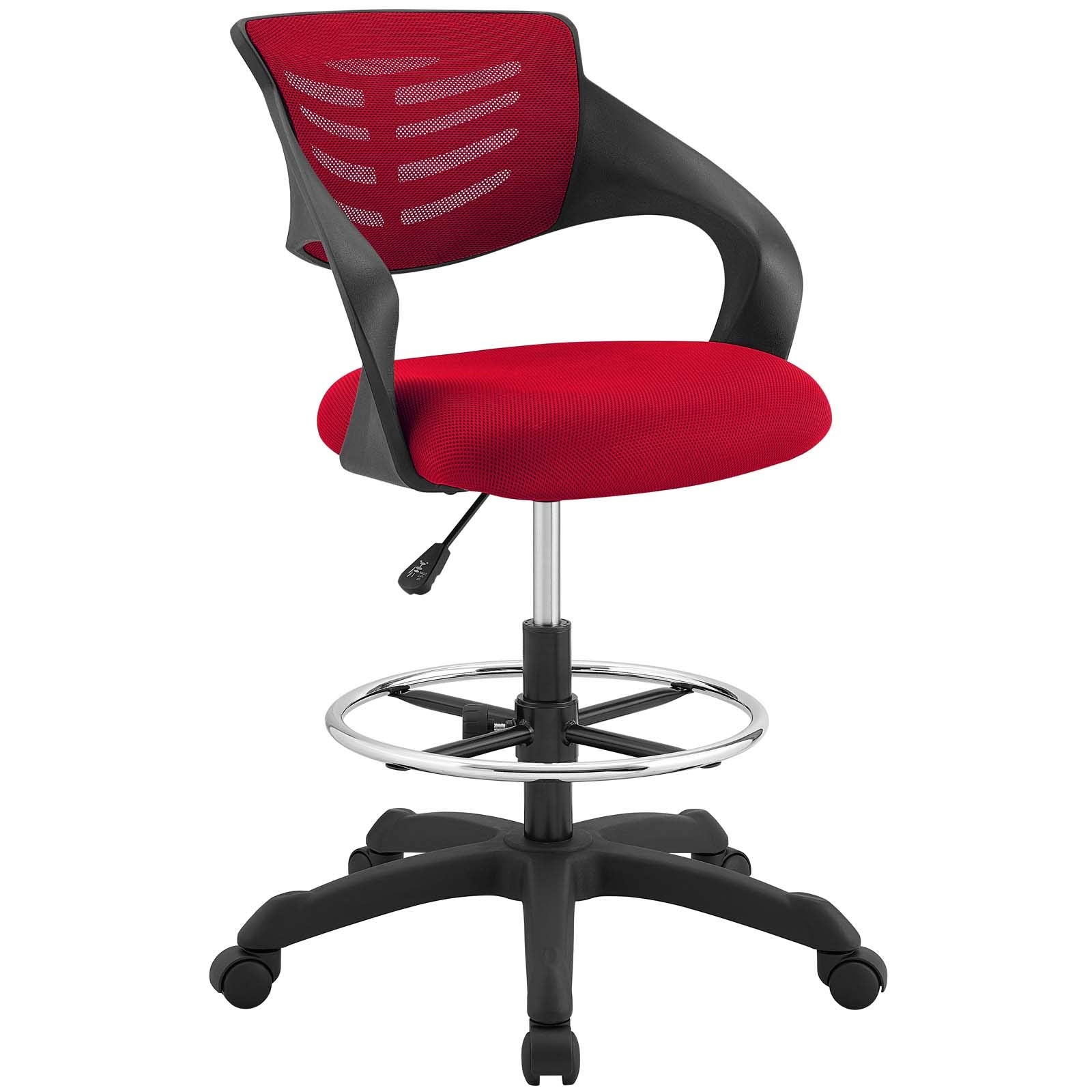 Thrive Drafting Chair - Tall Office Chair for Adjustable Standing Desks in Gray