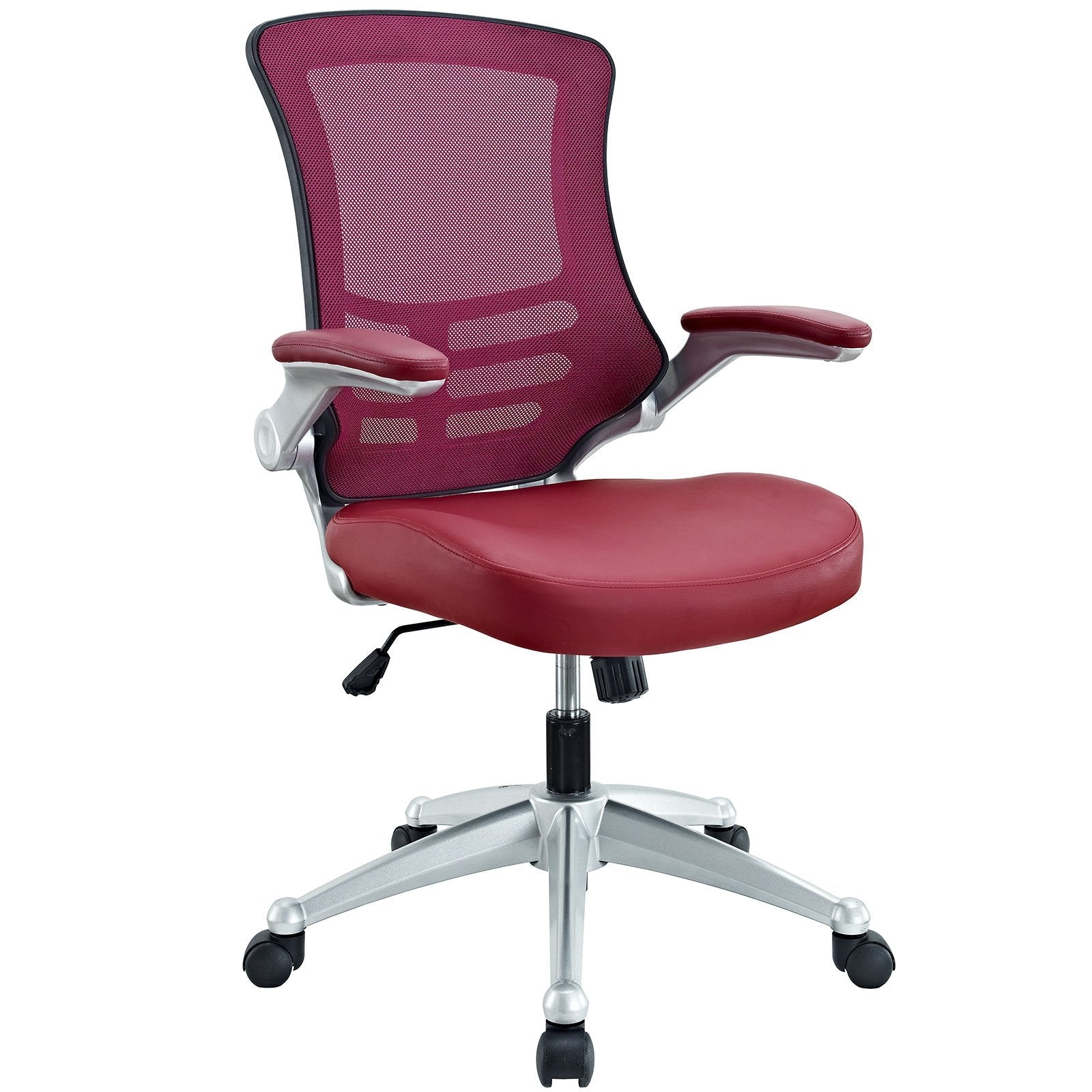 Attainment Mesh Vinyl Modern Office Chair in Tan