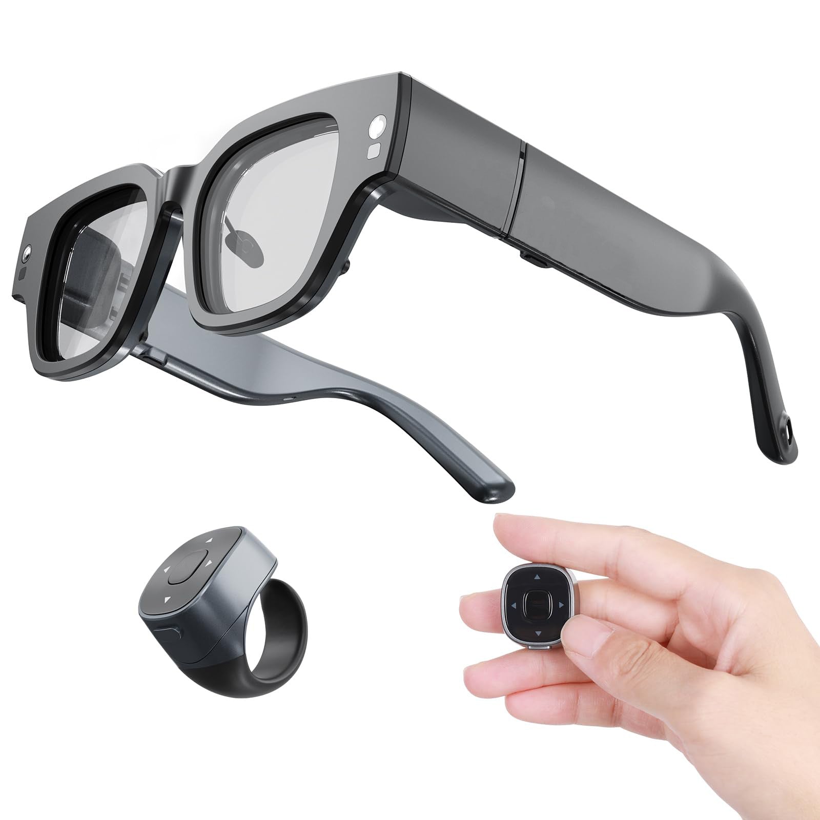 AIR 2 AR Glasses Wireless, Smart ChatGPT Augmented Reality Glasses with Camera