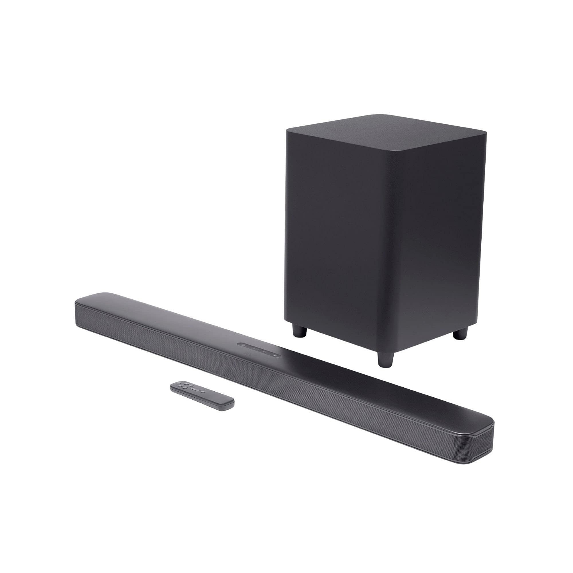 Soundbar with Built-in Virtual Surround, 4K and 10" Wireless Subwoofer (JBL2GBAR51IMBLKAM), Black