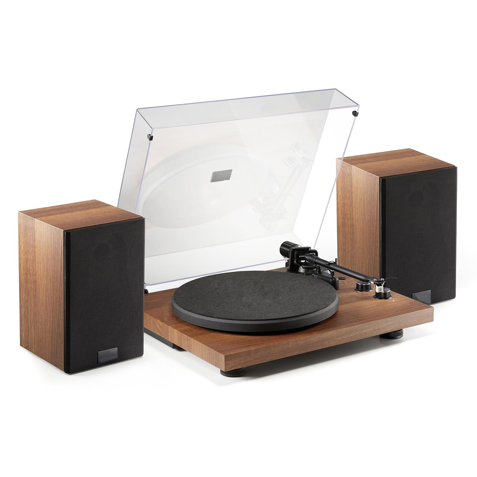 Vinyl Record Player, Hi-Fi System Bluetooth Turntable Players with