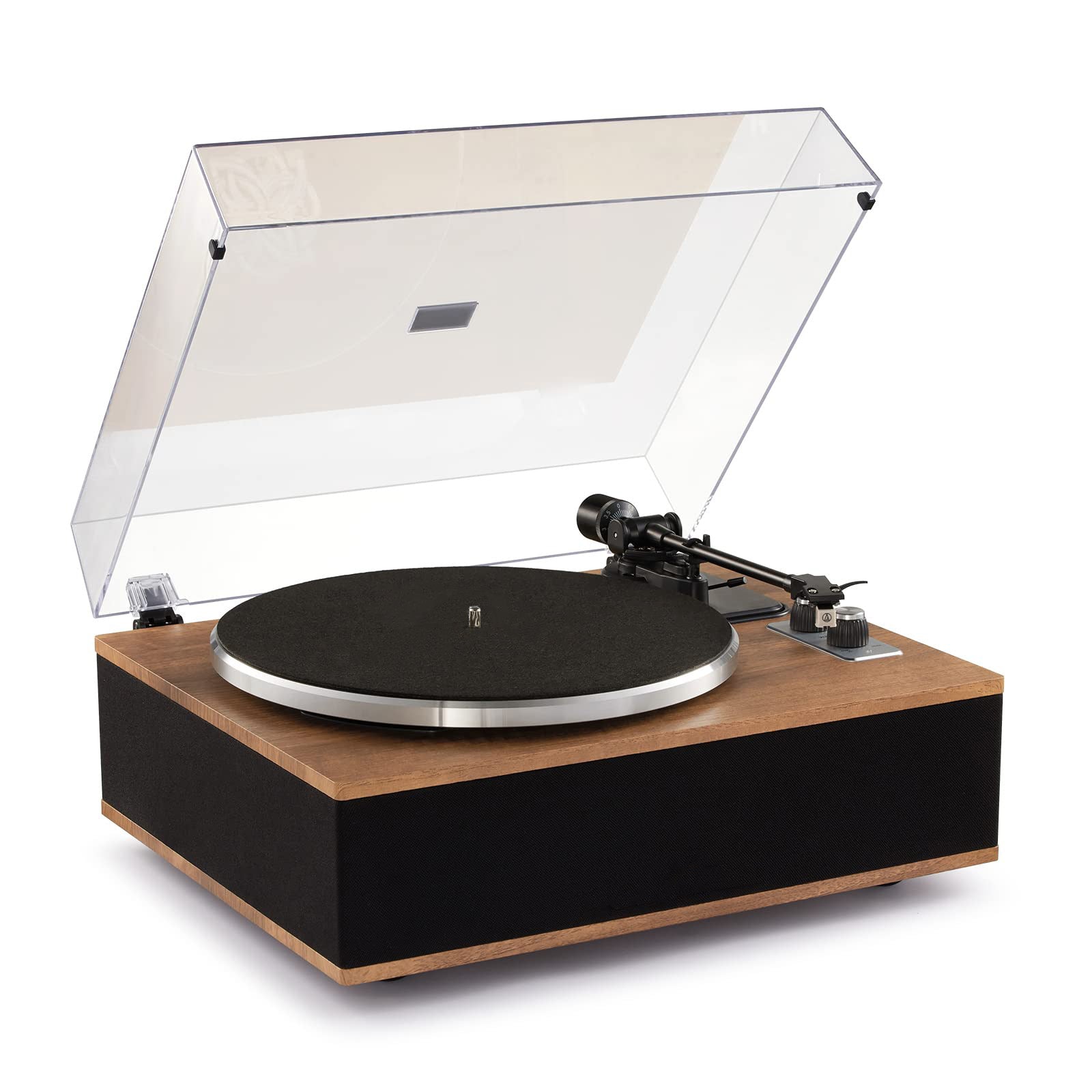 Vinyl Record Player, Bluetooth Turntable with Built in Speakers Phono Preamp