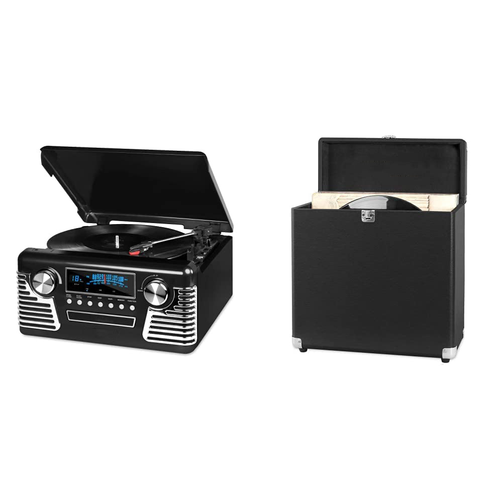 Bluetooth Record Player & Multimedia Center with