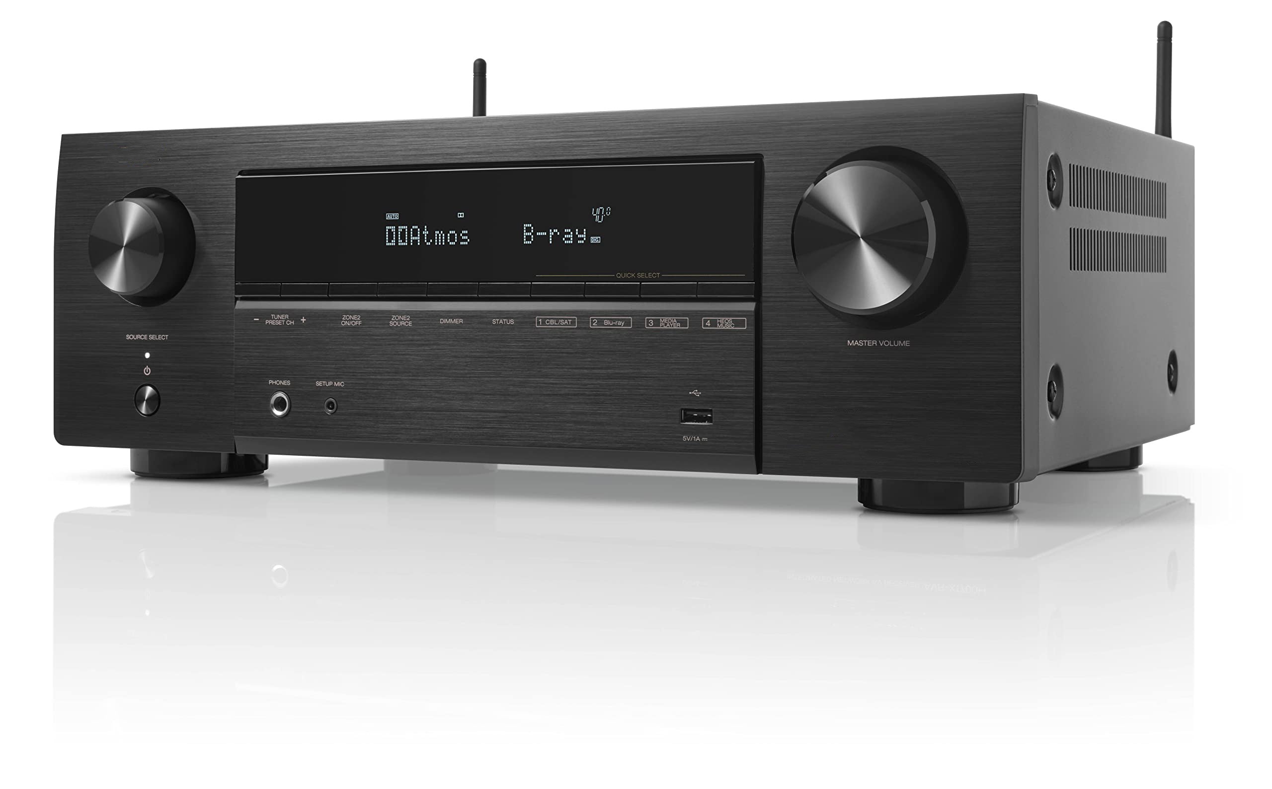 7.2 Channel AV Receiver - 80W/Channel (2021 Model), Advanced 8K HDMI Video w/eARC