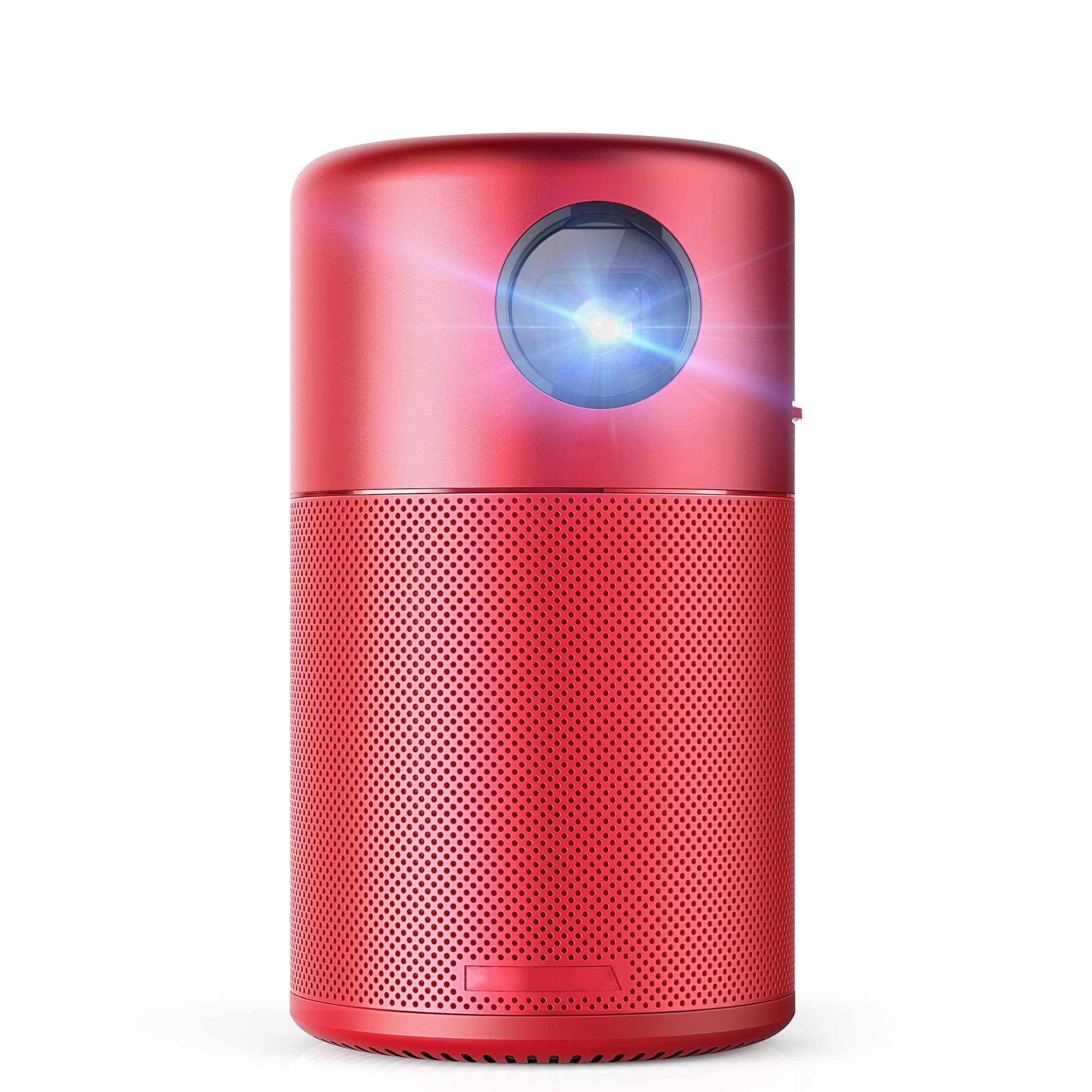 Smart Wi-Fi Mini Projector, 100 ANSI Lumen Portable Projector, 360° Speaker