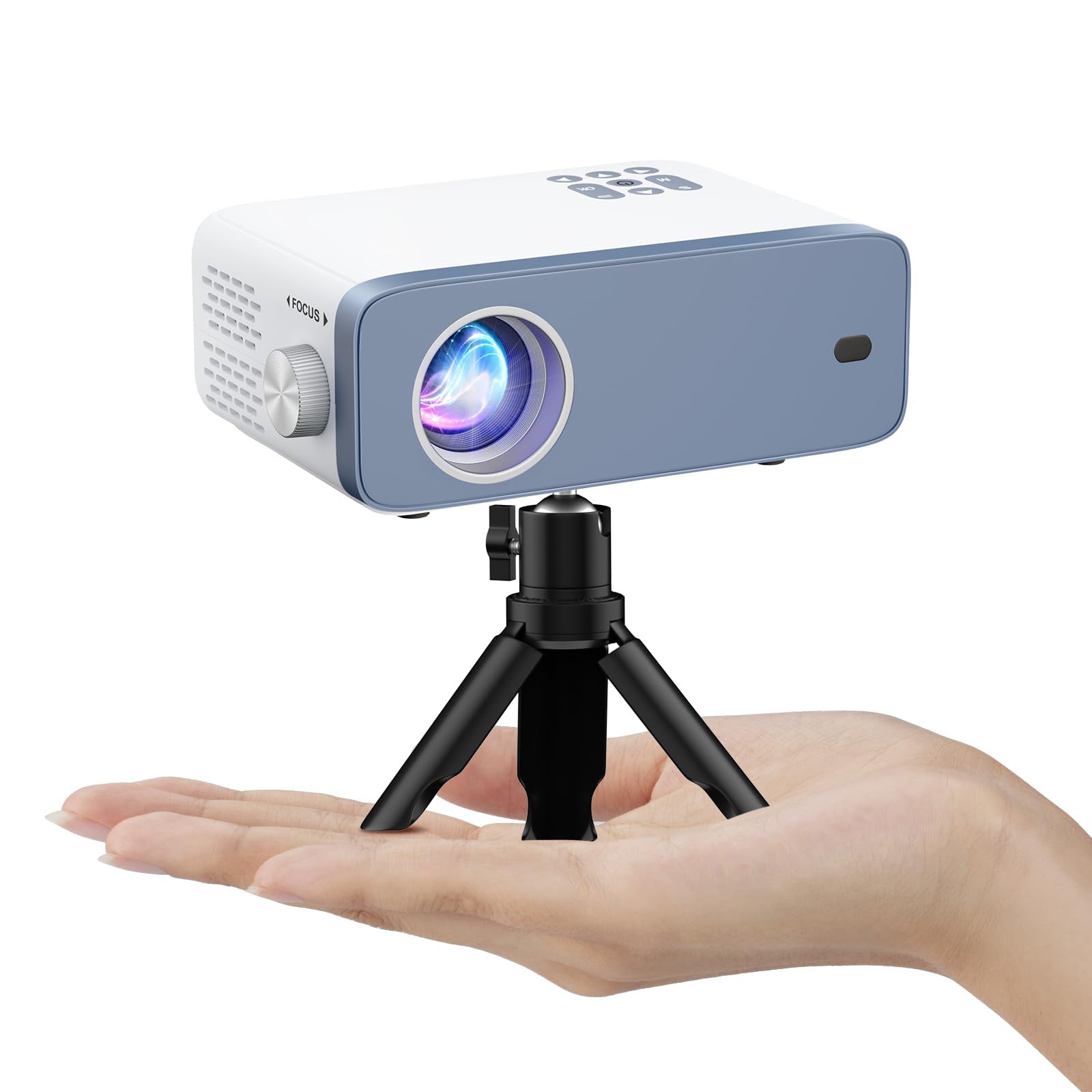 with WiFi and Bluetooth, 2023 Upgraded VOPLLS 5G Native 1080P Projector