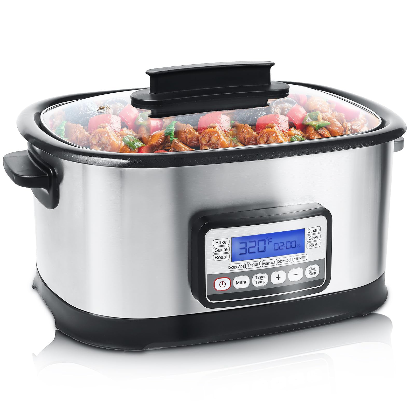 Slow Cooker Programmable 11-in-1 Multi Cooker Electric