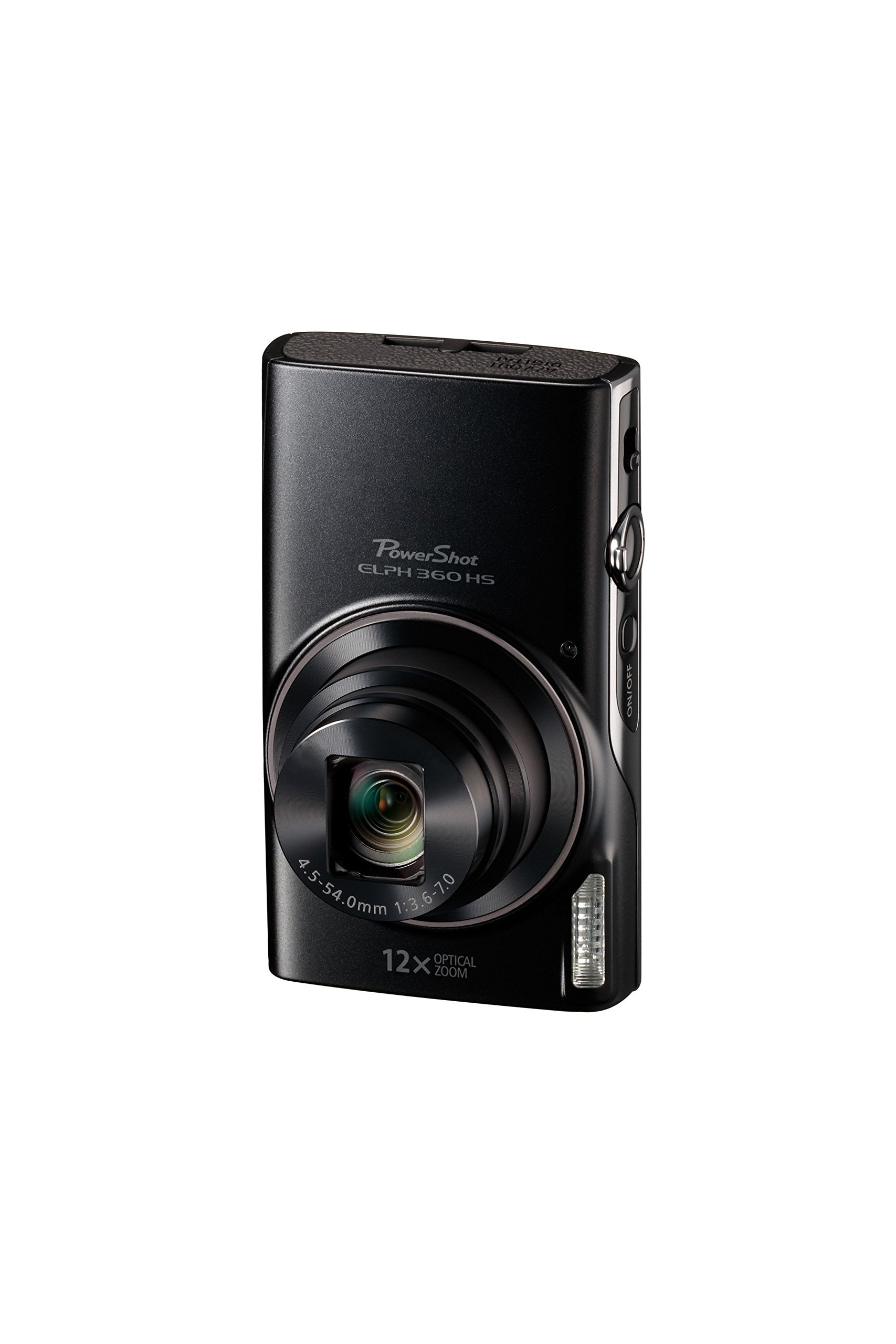 PowerShot ELPH 360 Digital Camera w/ 12x Optical Zoom and Image Stabilization - Wi-Fi & NFC Enabled (Silver)